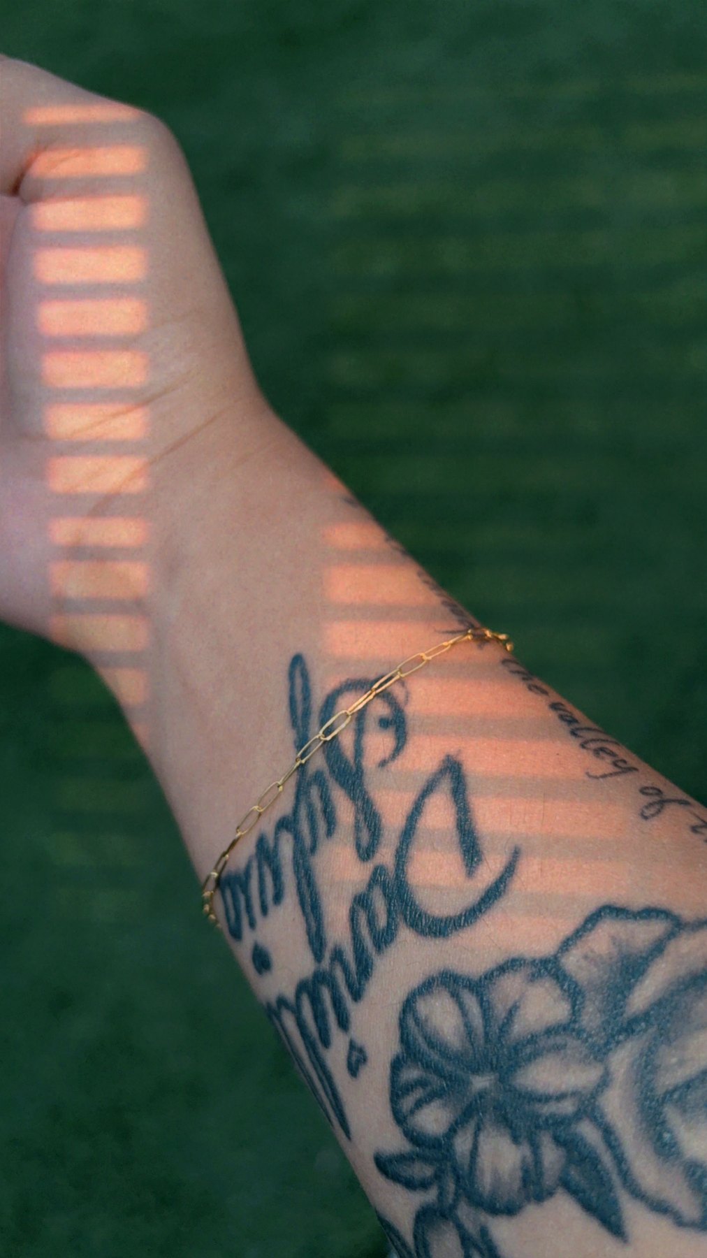 bracelet — actual permanent jewelry work