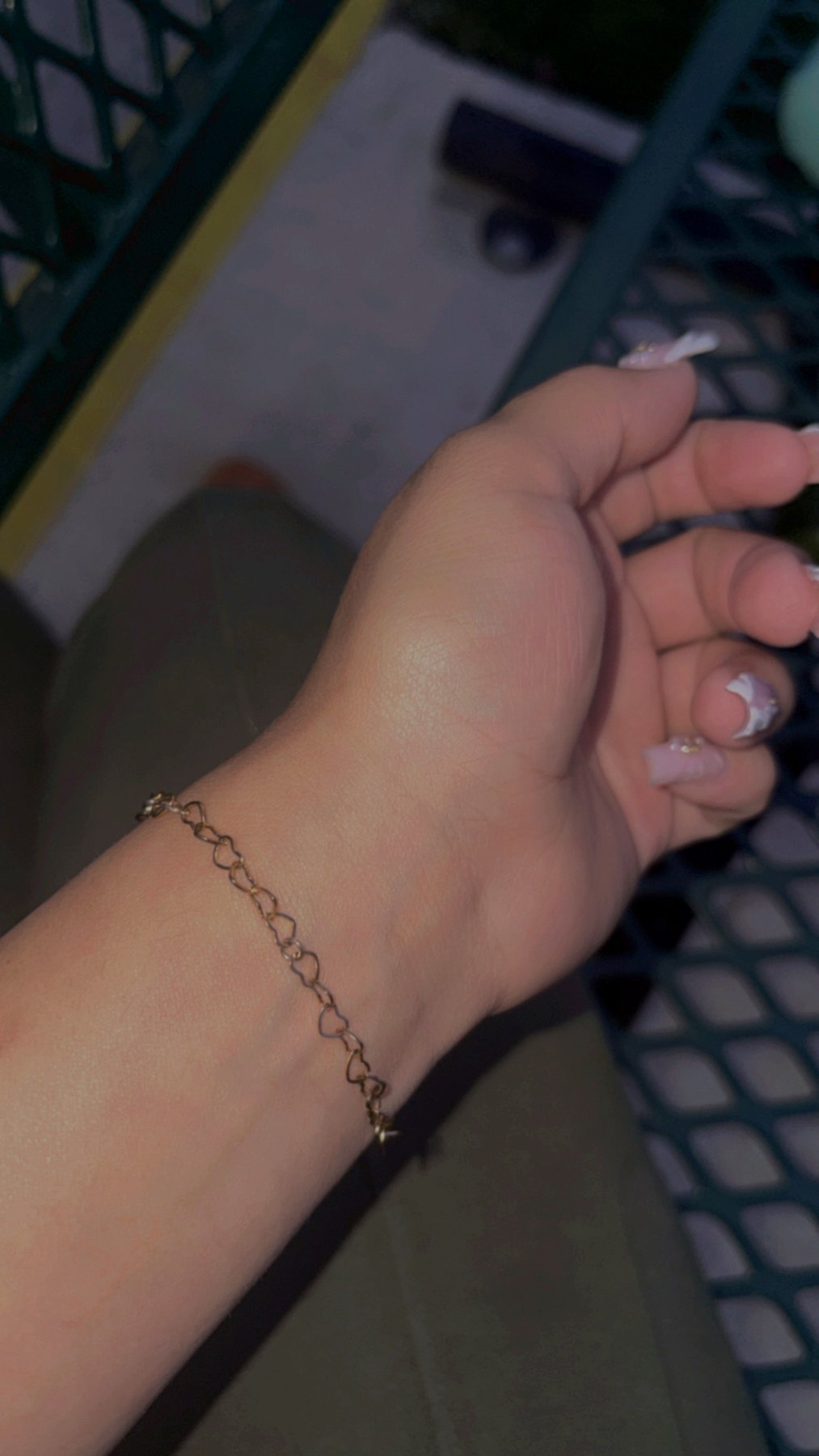 bracelet — actual permanent jewelry work