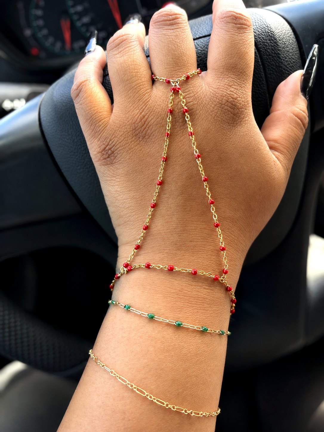 bracelet — actual permanent jewelry work